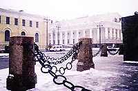 круглозвонное цепное ограждение